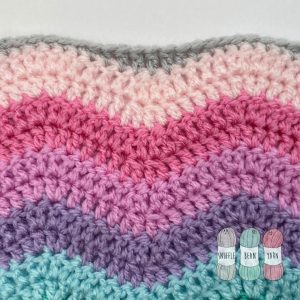 How to Crochet Straight Edges on a Ripple Stitch Blanket