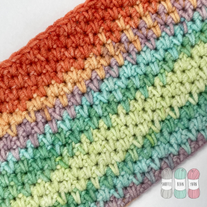 How to Crochet Alternating Spike Stitch
