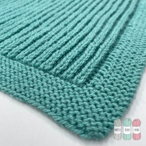 How to Knit a Fishermans Rib Baby Blanket | Easy Two Row Repeat!