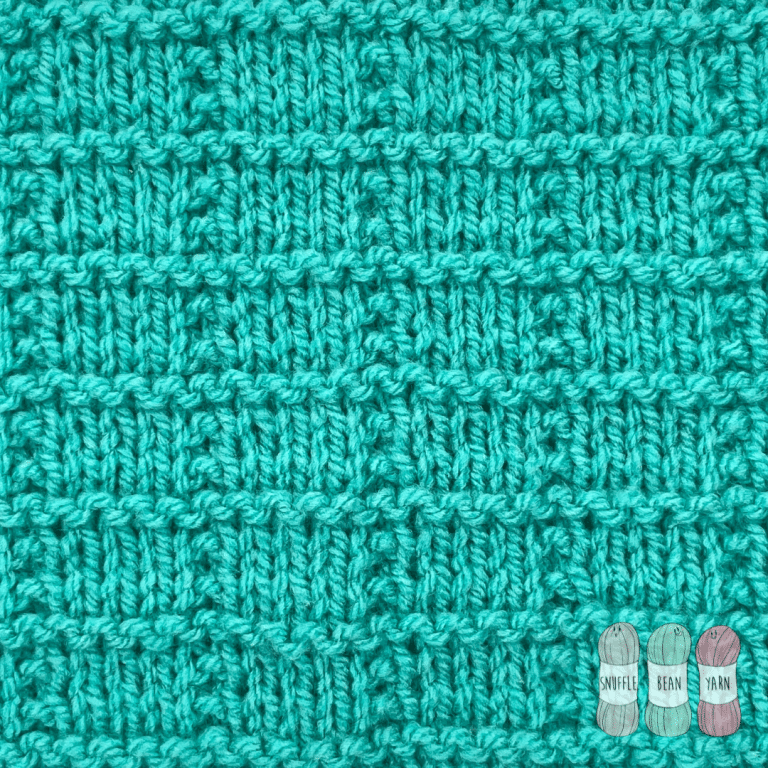 How to Knit Tile Squares Stitch [Free Video Tutorial & Written Pattern!]