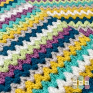 How to Crochet the V Stich