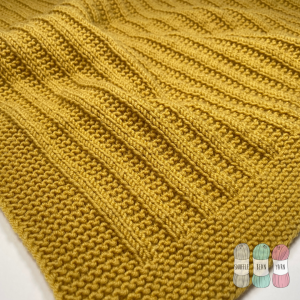 How to Knit the "Stanley" Baby Blanket