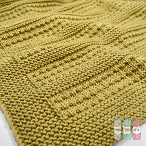 How to knit the "Harvey" Baby Blanket