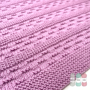 How to Knit the "Taylor" Baby Blanket
