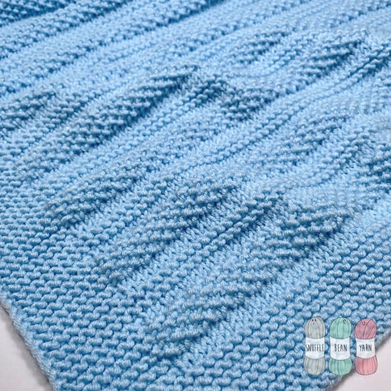 How to Knit the "Toby" Baby Blanket