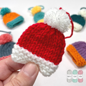 QUICK & EASY Little Knitted Hats for Christmas! 🎄