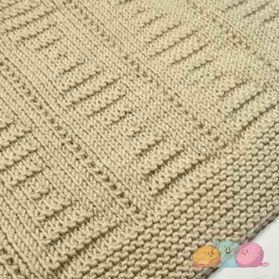 Arlo Baby Blanket PDF KNITTING PATTERN
