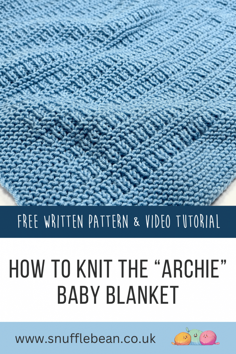 Archie Baby Blanket - Free Knitting Pattern & Video Tutorial ...