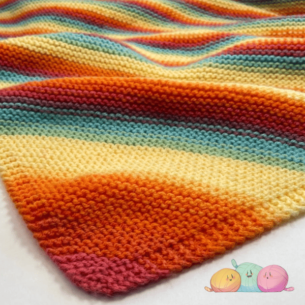 How to Knit a Corner to Corner Garter Stitch Blanket [Free Video Tutorial & Written Pattern!]