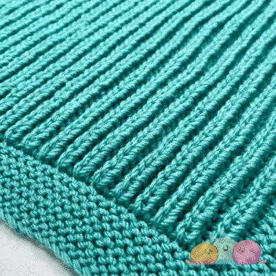 Fisherman's Rib Baby Blanket PDF KNITTING PATTERN
