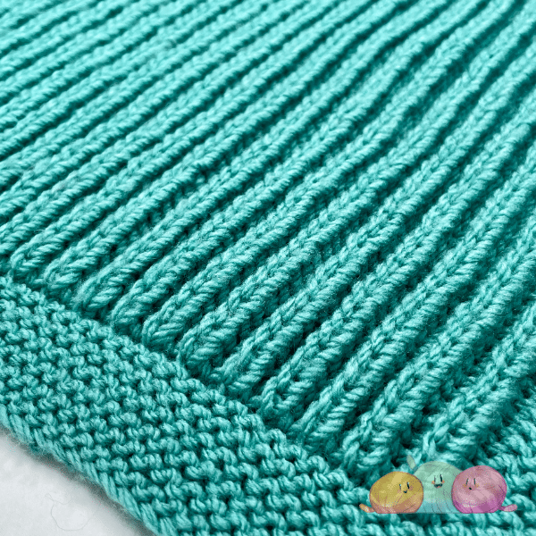 Fisherman's Rib Baby Blanket PDF KNITTING PATTERN