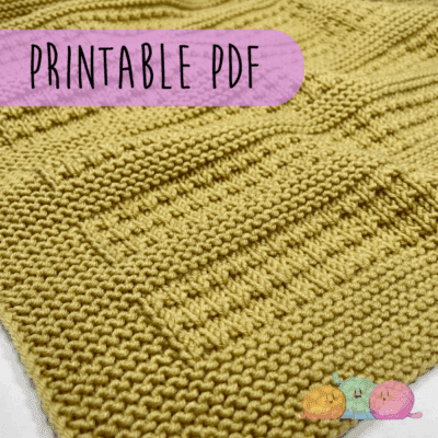 Harvey Baby Blanket PDF KNITTING PATTERN