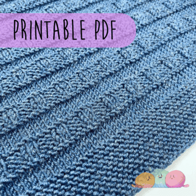 Holly Baby Blanket PDF KNITTING PATTERN
