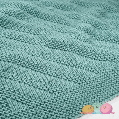 In Fours Baby Blanket PDF KNITTING PATTERN