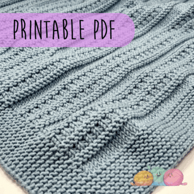 Louis Baby Blanket PDF KNITTING PATTERN
