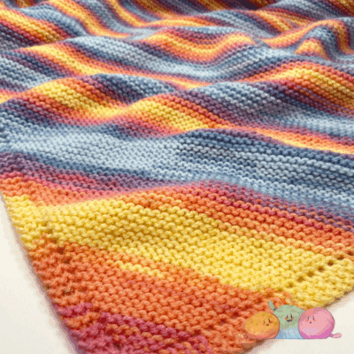 Peekaboo Baby Blanket PDF KNITTING PATTERN