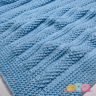 Toby Baby Blanket PDF KNITTING PATTERN