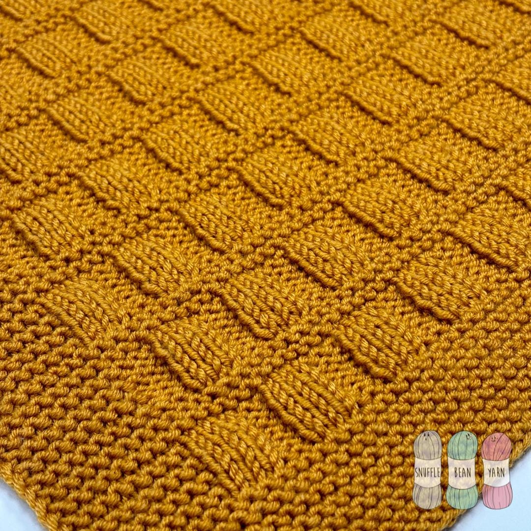 Lucas Baby Blanket PDF KNITTING PATTERN