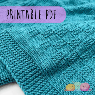 Levi Baby Blanket PDF KNITTING PATTERN