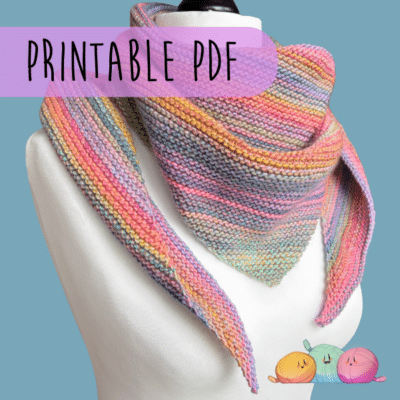 Springtime Stroll Shawl PDF KNITTING PATTERN