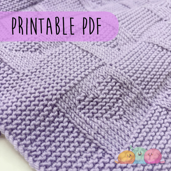 Poppy Baby Blanket PDF KNITTING PATTERN