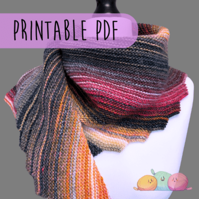 Dragontail Shawl PDF KNITTING PATTERN