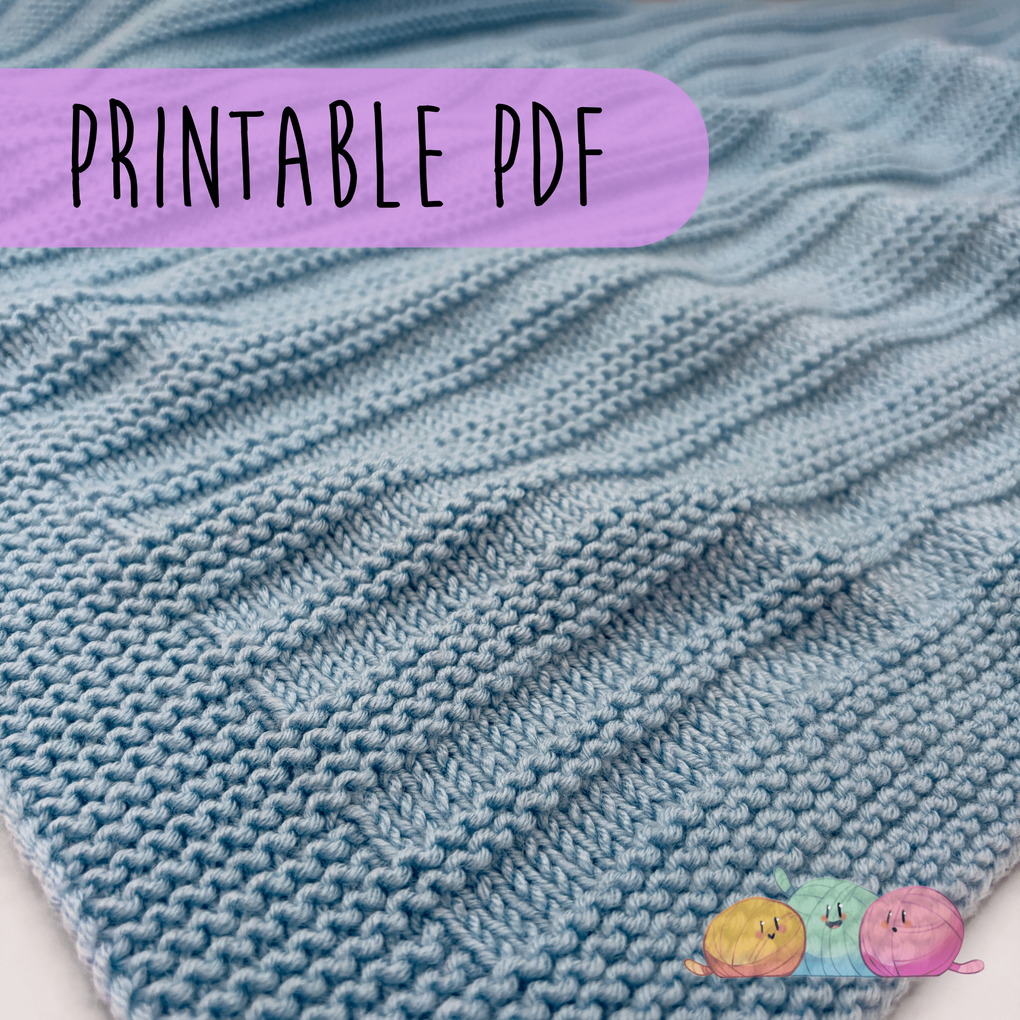 Austin Baby Blanket PDF KNITTING PATTERN
